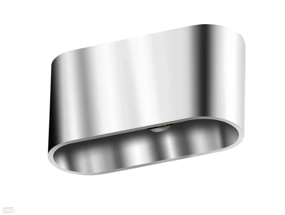 Azzardo Kinkiet metalowy chromowany 16cm AZ1758 z serii VEGA Tani