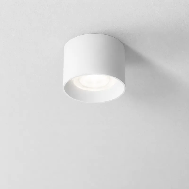 Lampa sufitowa na zewnątrz ONLY round mini 7 LED 230V exterior M930 Phase-Control surface white 47018-M930-D9-PH-13 - AqForm Hit sprzedaży