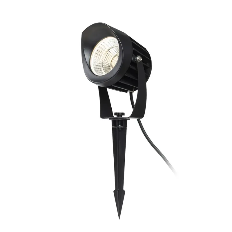 Reflektor zewnętrzny LED czarny na kolcu 38cm IP65 R14383 - Rendl Darmowy zwrot