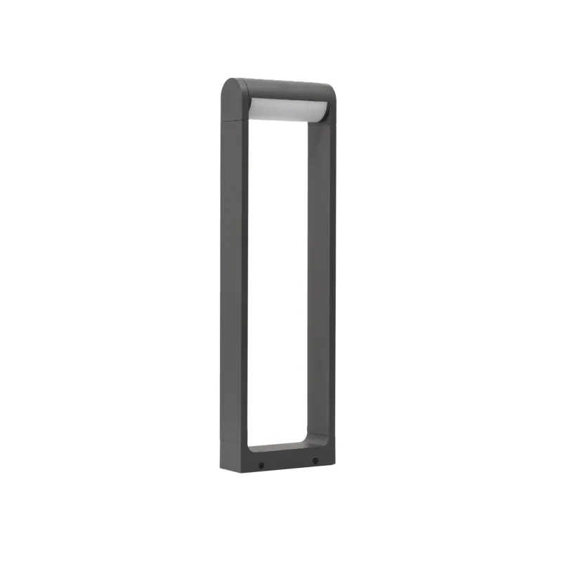 Wyprzedaż Azzardo Słupek ogrodowy aluminiowy szary 60cm AZ6629 z serii FRAME