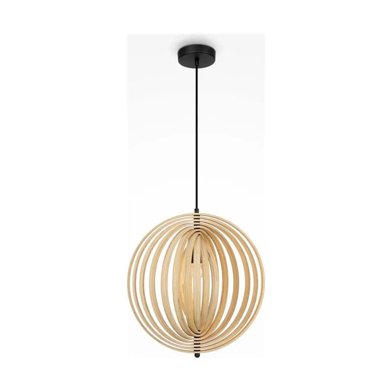 Lampa wisząca kula drewniana Roots 43cm Maytoni Niska cena