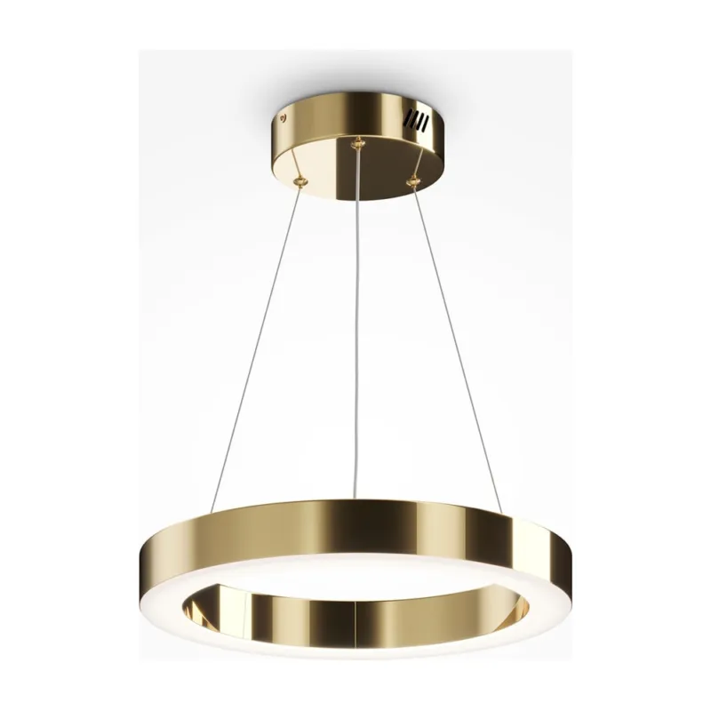 Lampa wisząca okrąg Saturno LED 40cm mosiężna Maytoni Tylko do końca tygodnia