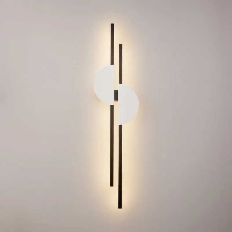 Hit sprzedaży Kinkiet pionowy podwójny Skyline LED H79cm 4000K czarno-biały Maytoni
