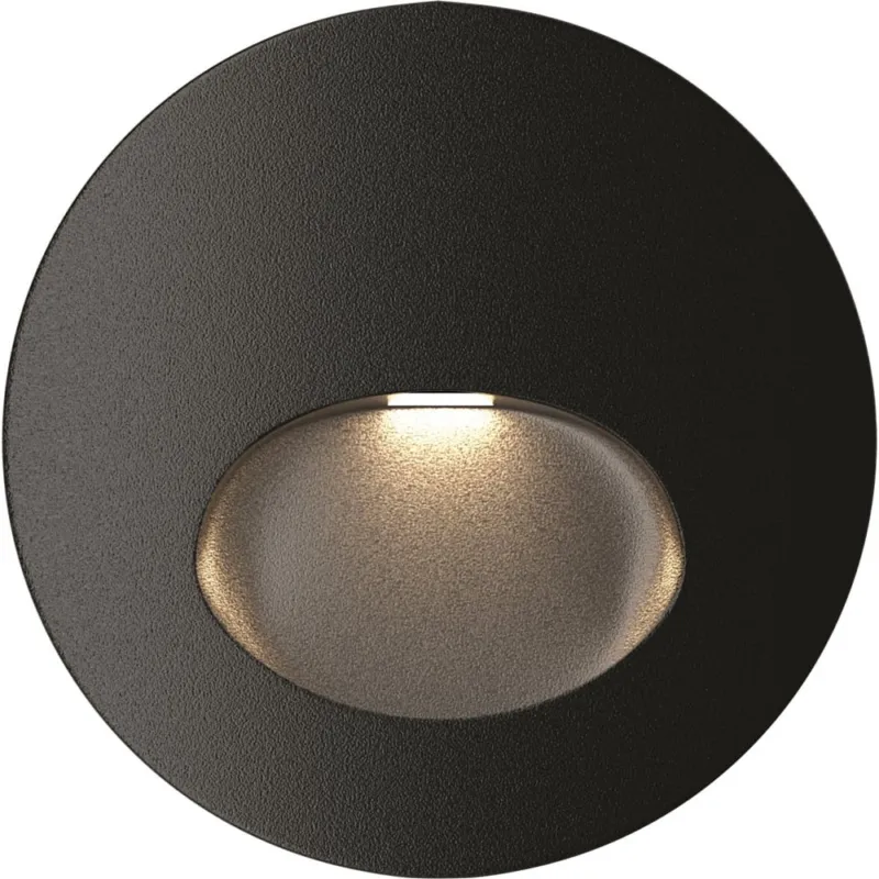 Lampa zewnętrzna - oświetlenie schodów Bil LED 3000K 7cm czarna Maytoni Super okazja