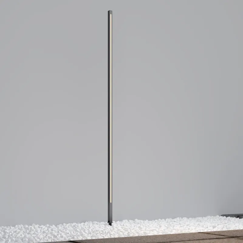 Lampa ogrodowa stojąca nowoczesna Pole LED 3000K 160cm grafitowa Maytoni Premium