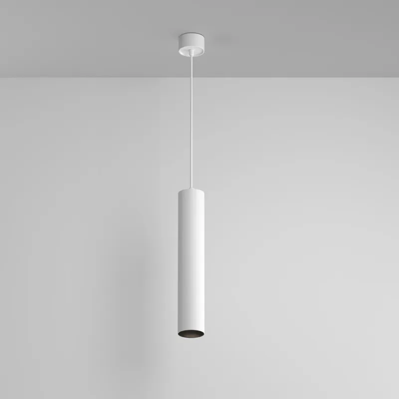 Dostępne od ręki Lampa wisząca tuba Artisan 5,4cm biała Maytoni