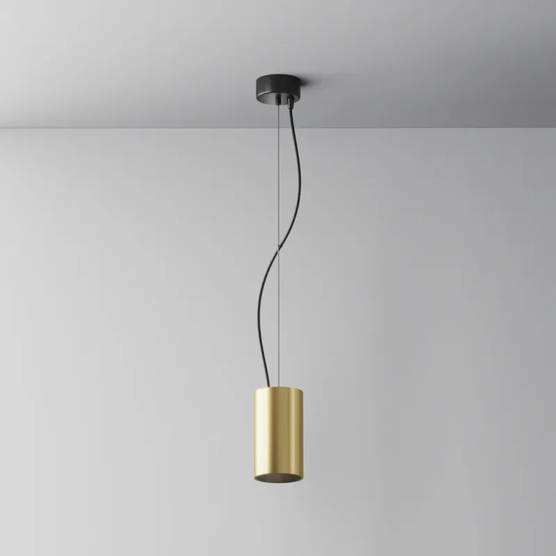 Lampa wisząca tuba Efir 7,5cm matowe złoto Maytoni Zniżka