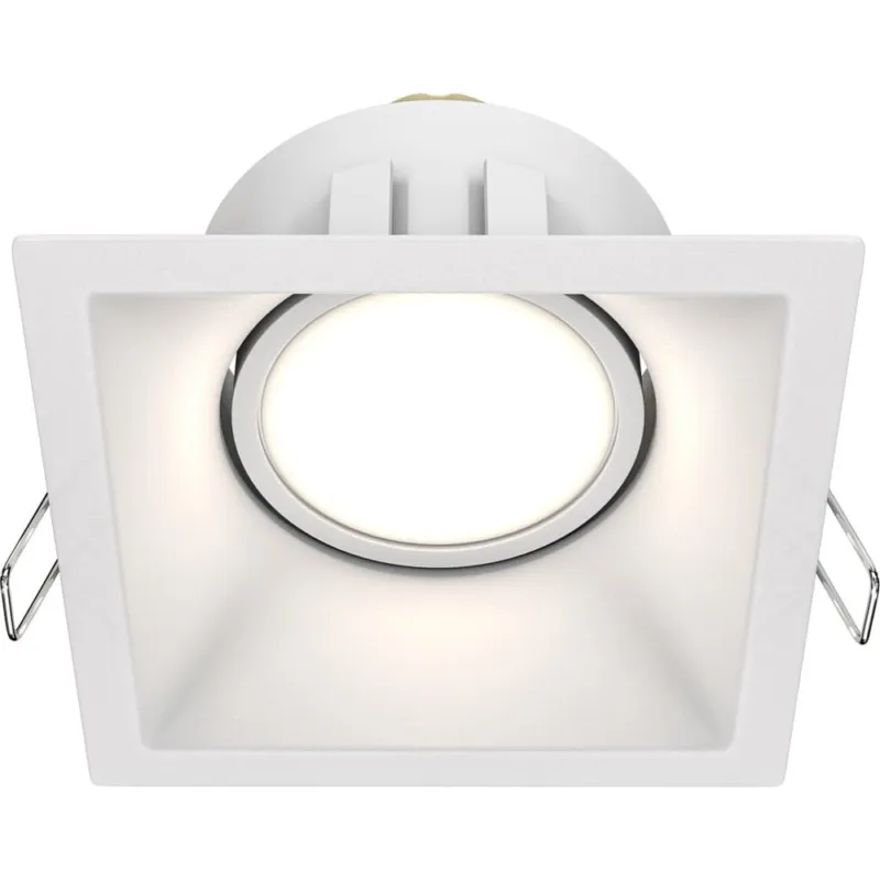 Bestseller Lampa podtynkowa spot kwadratowa Dot GU10 9x9cm biała Maytoni