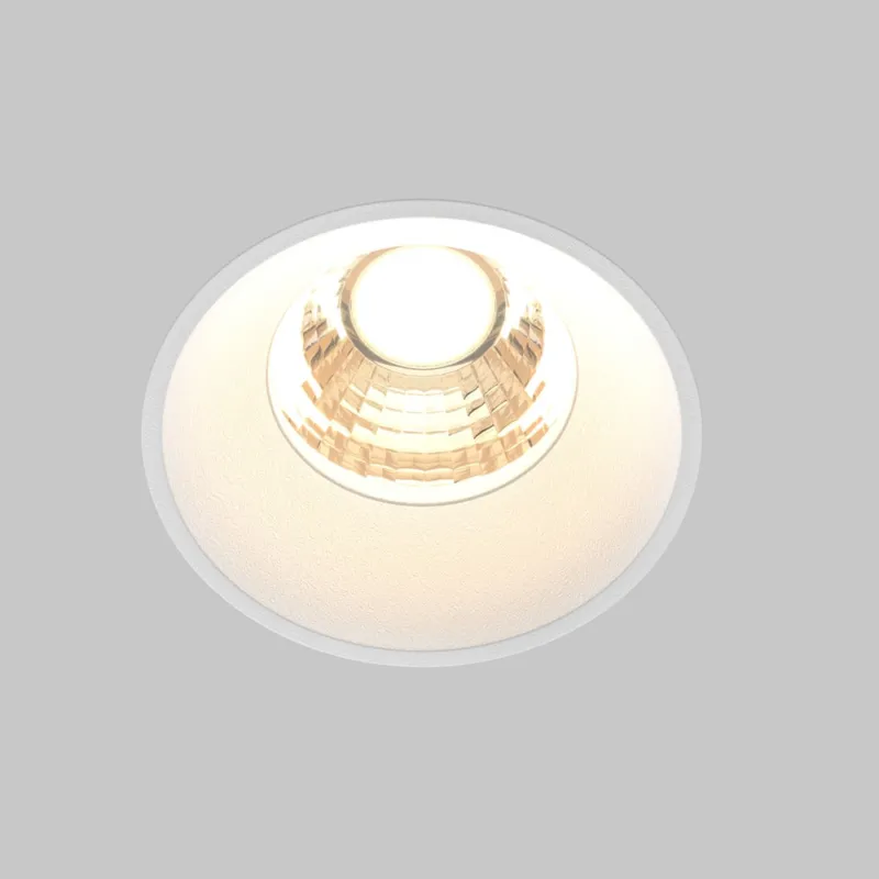 Lampa wpuszczana Round LED 3000K 7W 60° 5,4cm biała Maytoni Hit sprzedaży