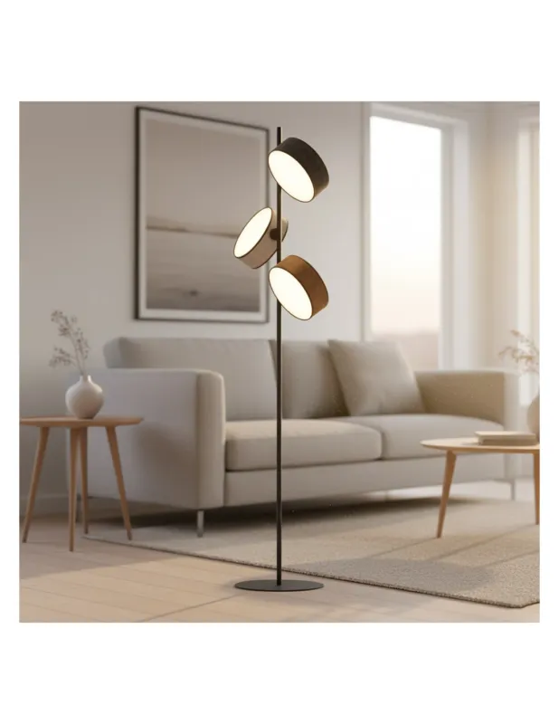 Lampa podłogowa 3 punktowa Drumz 160cm multikolor Emibig Wysoka jakość