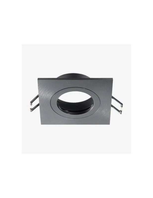 Downlight - oczko podtynkowe kwadratowe Finn 8cm czarne ZumaLine Szybka wysyłka