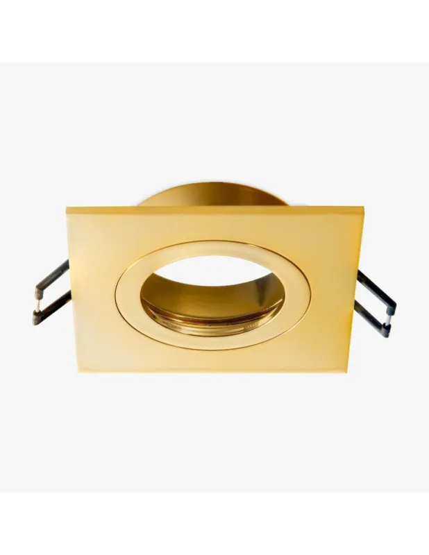 Downlight - oczko podtynkowe kwadratowe Finn 8cm złote ZumaLine Cena promocyjna