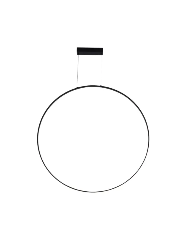 Oferta limitowana Lampa wisząca ring Rascal LED 90cm czarna ZumaLine
