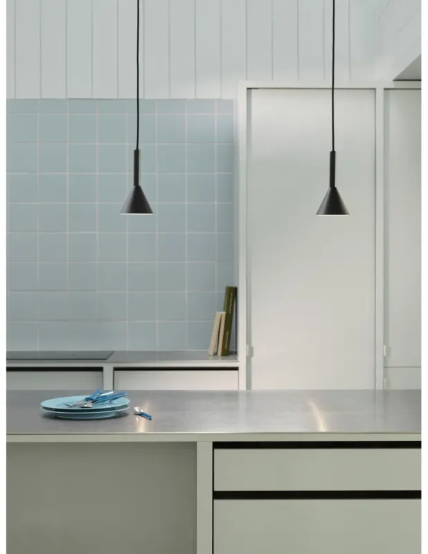 Zestaw 2 lamp wiszących metalowych Kelvis czarny Nordlux Rabat