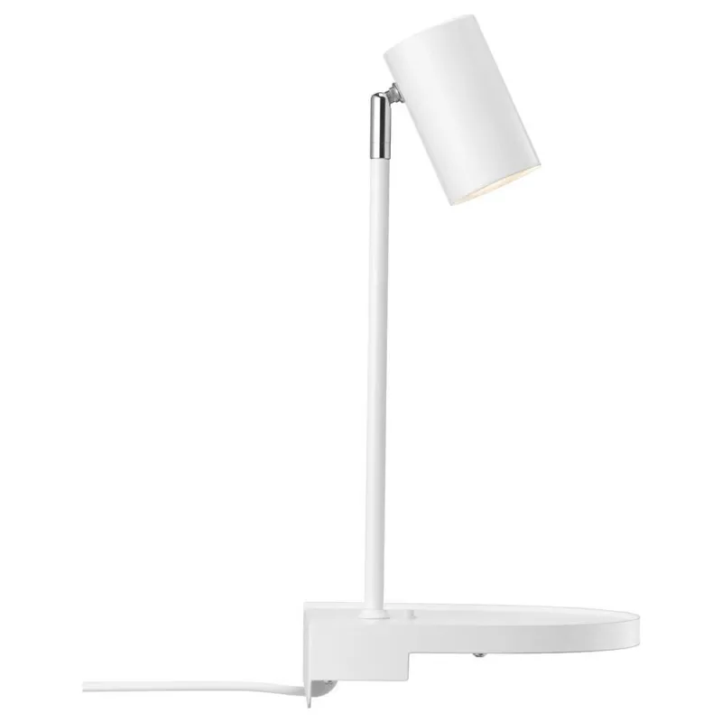 Kinkiet z półką i usb Cody biały Nordlux Nowy