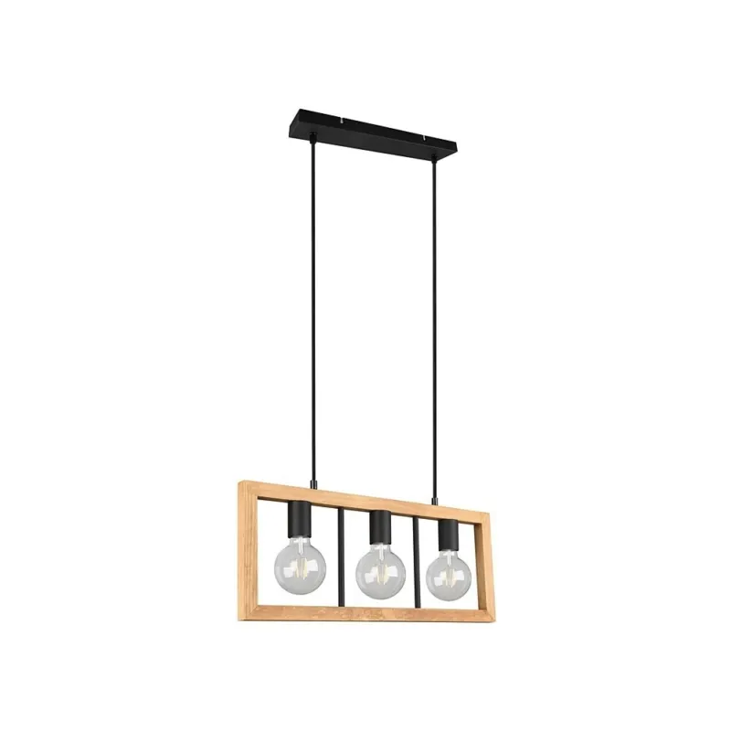 Oferta Lampa wisząca drewniana Agra 60 Trio