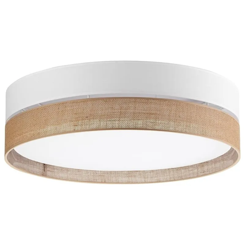 Obniżka ceny Plafon okrągły boho Linobianco 60 biały TK Lighting