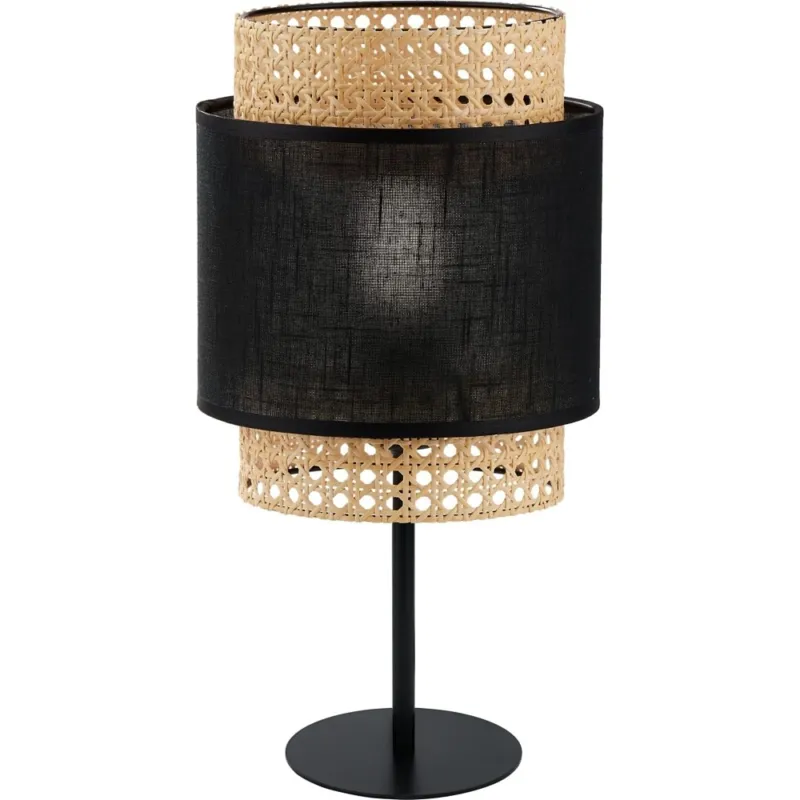 Oferta Lampka nocna rattanowa Boho czarna TK Lighting