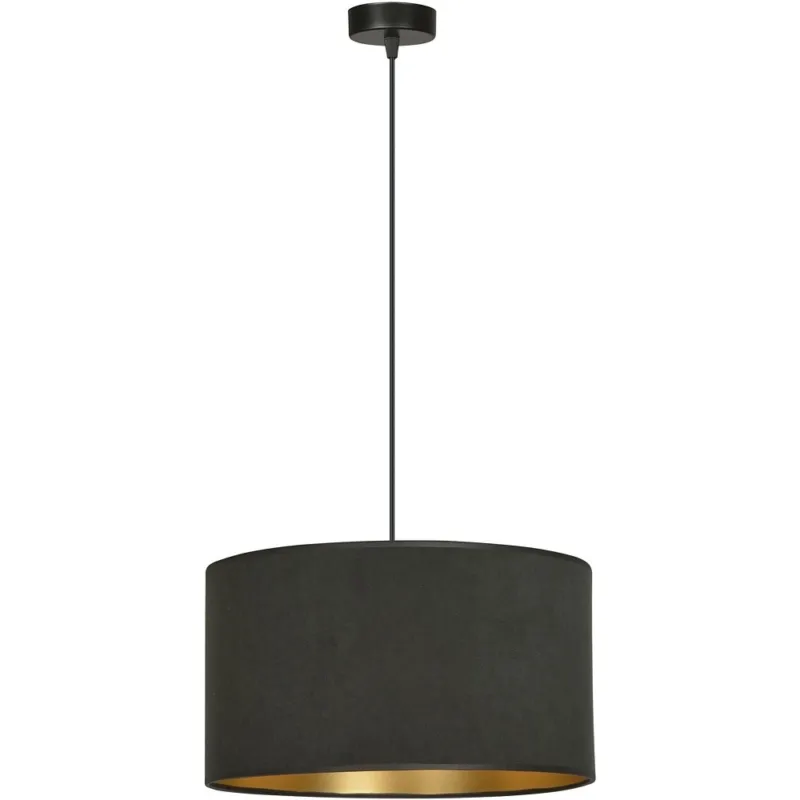 Lampa wisząca z abażurem Hilde 35 czarna Emibig Hit sprzedaży