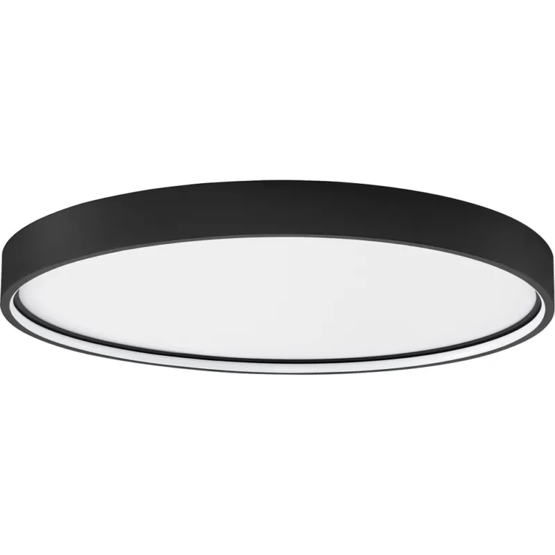 Ograniczona ilość Plafon okrągły ściemniany Simons LED 60cm 3000K czarny