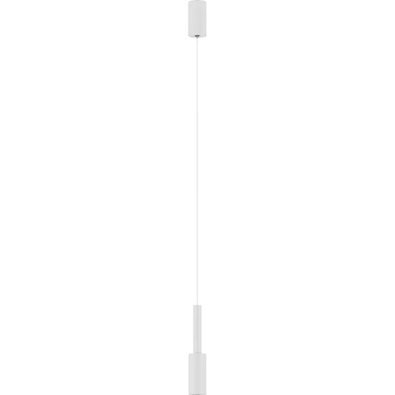 Lampa wisząca tuba minimalistyczna Koshima LED 4cm biała Oferta czasowa