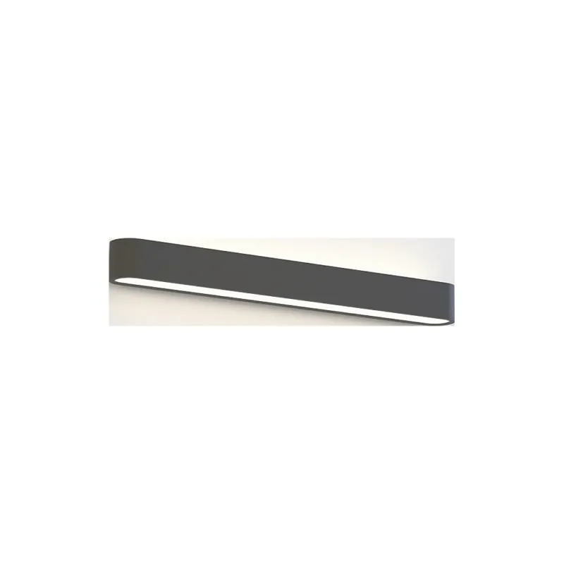 Zamów dziś Kinkiet podłużny minimalistyczny Soft LED 60x6cm grafitowy Nowodvorski