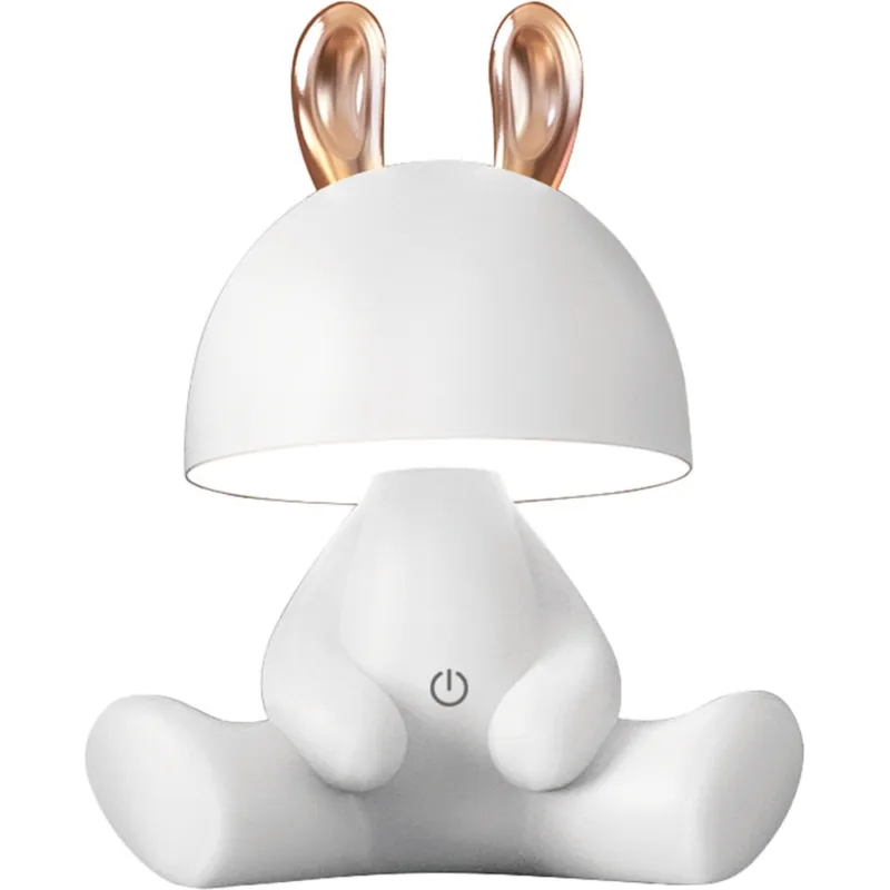 Lampka nocna dla dzieci króliczek Bunny LED biały Zumaline Taniej