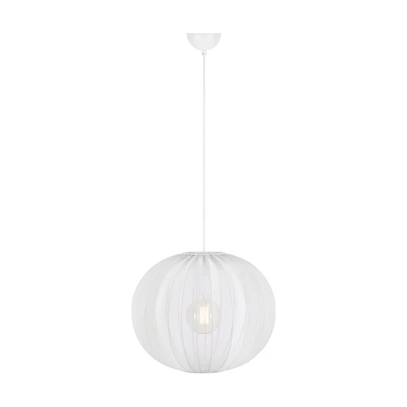 Okazja Lampa wisząca kula z abażurem Florence 50cm biała Markslojd
