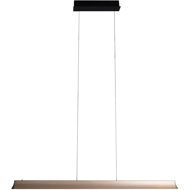 Lampa wisząca podłużna Jo-Jo Simple LED 124cm szczotkowany złoty MaxLight Do wyczerpania zapasów