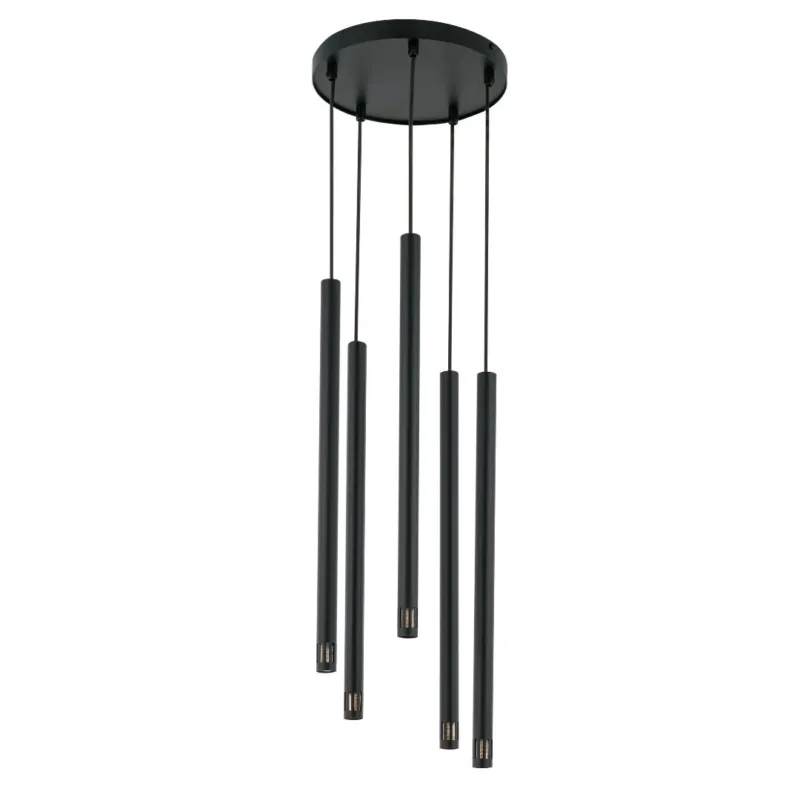 Tani Żyrandol Togi Laser Ring 5 w klasycznej czerni