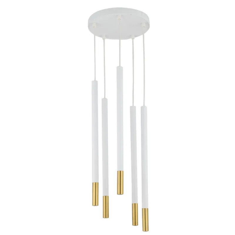 Wysoka jakość Lampa wisząca Togi Ring 5 z podłużnymi kloszami