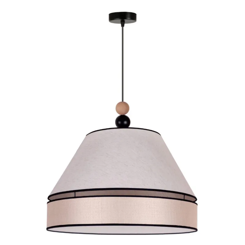 Lampa wisząca Avignon M z czarnymi elementami Nowość