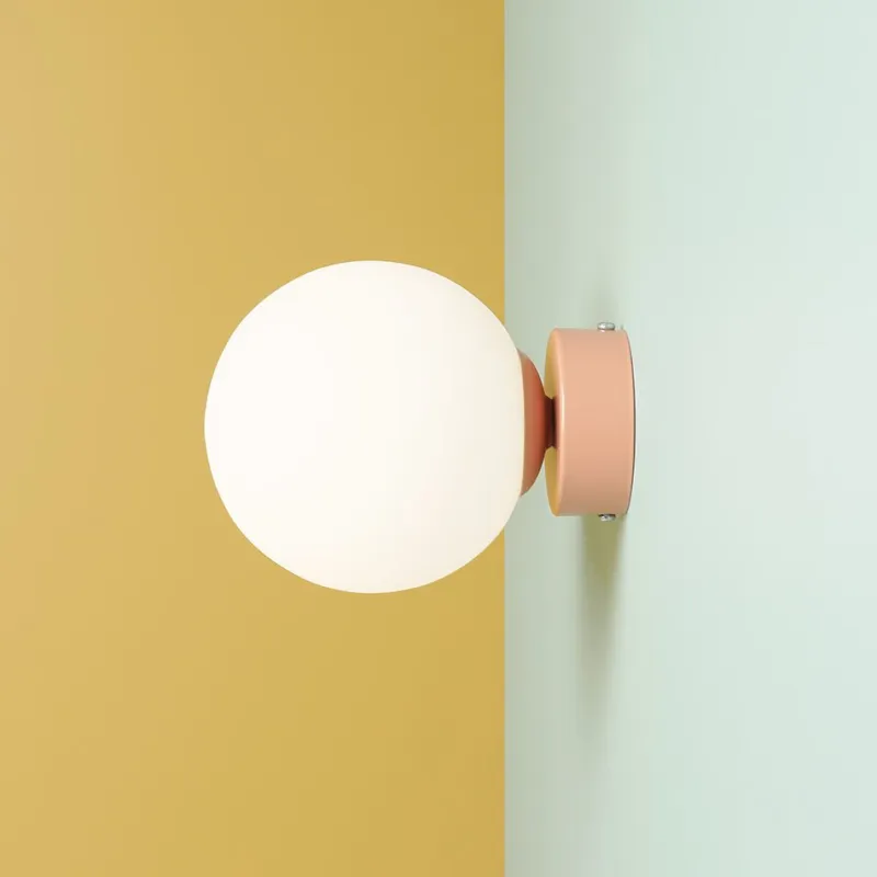 Lampa ścienna Bram S na koralowym stelażu Oferta czasowa