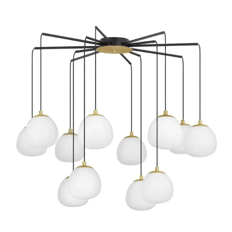 Nowoczesna lampa wisząca Adobe 12 typu pająk Obniżka ceny