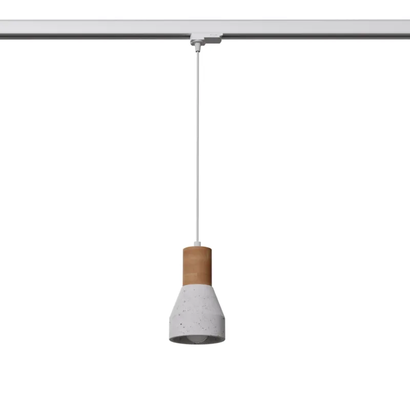 Lampa wisząca do systemu szynowego QUBIC szara E27 4000K 7,5W 690lm W Tani