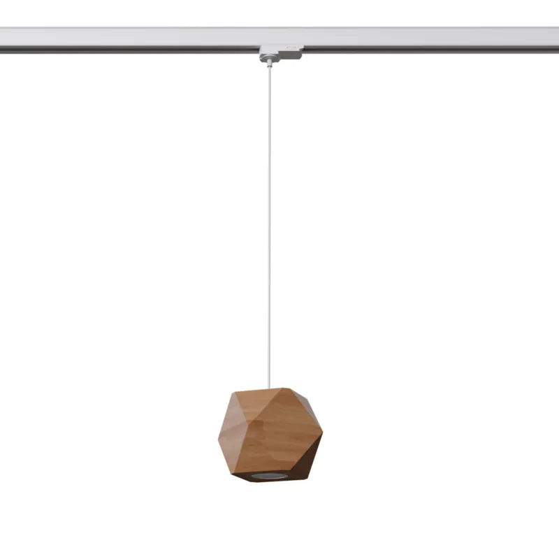 Kup online Lampa wisząca do systemu szynowego WOODY naturalne drewno GU10 W