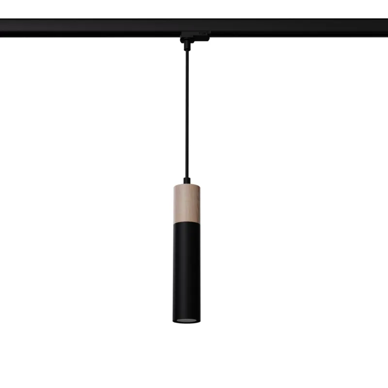 Dodaj do koszyka Lampa wisząca do systemu szynowego PABLO czarna GU10 3000K 7W 510lm