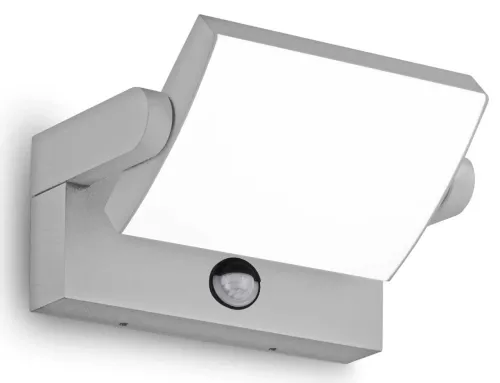 Sprawdź teraz Szary kinkiet lampa zewnętrzna regulowana z czujnikiem Ideal Lux 326870 Swipe ap sensor LED 21W 3000K
