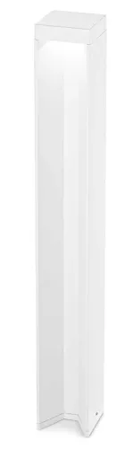 Biała lampa zewnętrzna aluminiowa słupek ogrodowy Ideal Lux 294049 Kurt pt 4000K LED 12W Tylko do końca tygodnia