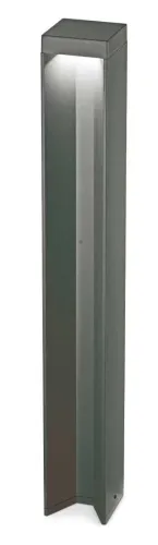 Antracytowa lampa zewnętrzna ogrodowa słupek Ideal Lux 306834 Kurt pt 3000K LED 12W Najlepsza cena