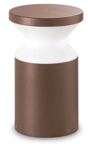 Niska cena Brązowa aluminiowa niska zewnętrzna lampa stojąca słupek ogrodowy Ideal Lux 321981 Torre pt1 h22 E27