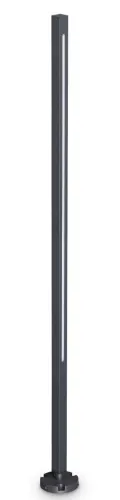 Antracytowa lampa zewnętrzna podłogowa słupek ogrodowy Ideal Lux 306797 Jedi pt h120 LED 19W 3000K Popularny