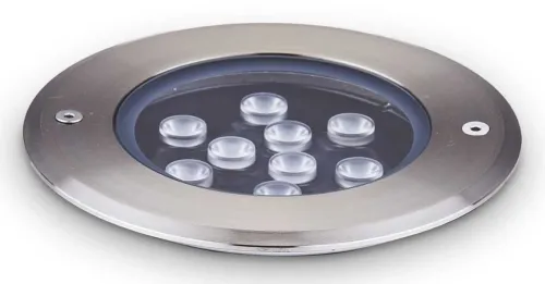 Okrągła lampa zewnętrzna wpuszczana Ideal Lux 255682 Floor pt d14 LED 12W 3000K 14cm Bezpieczna płatność