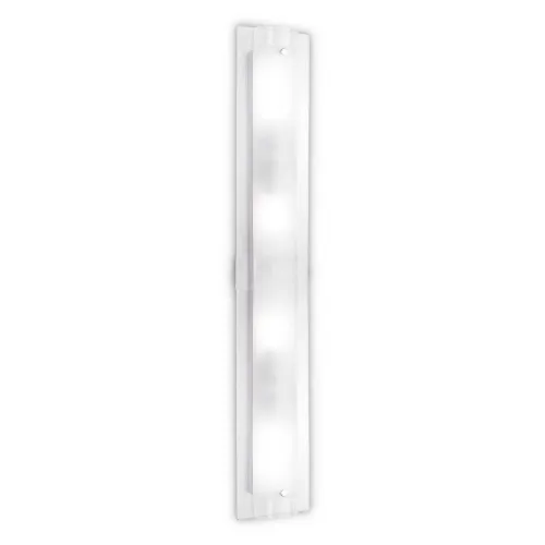 Tylko do końca tygodnia Lampa ścienna kinkiet z chromowaną podstawą i szklanym kloszem Ideal Lux 051864 Tudor ap4 4xE14
