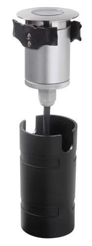 Tylko dziś Okrągła mini lampa punktowa zewnętrzna gruntowa Ideal Lux 212647 Rocket mini pt 40° LED 2W 4000K 5.5cm