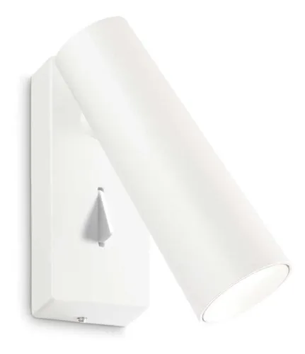 Biały kinkiet lampa ścienna regulowana z przełącznikiem Ideal Lux 280998 Pipe ap LED 7W 3000K Ostatnie sztuki