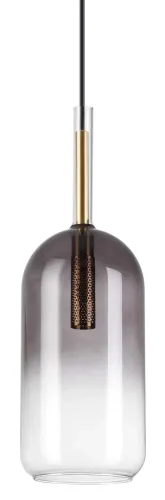 Kup teraz Lampa wisząca ze szklanym szarym kloszem cylindryczna Ideal Lux 309804 Empire sp1 cilindro G9