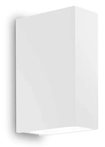 Tylko dziś Biały kinkiet zewnętrzny lampa ścienna pionowa góra-dół Ideal Lux 269221 Tetris-2 ap2 2xG9