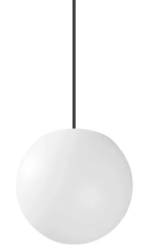 Biała kula lampa wisząca zewnętrzna Ideal Lux 318837 Sole sp1 d20 E27 20cm Premium