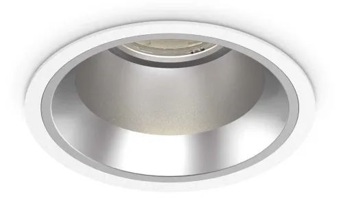 Okrągła lampa sufitowa zewnętrzna do zabudowy biały pierścień Ideal Lux 266497 Off fi 15W 3000K LED 11cm Oferta limitowana